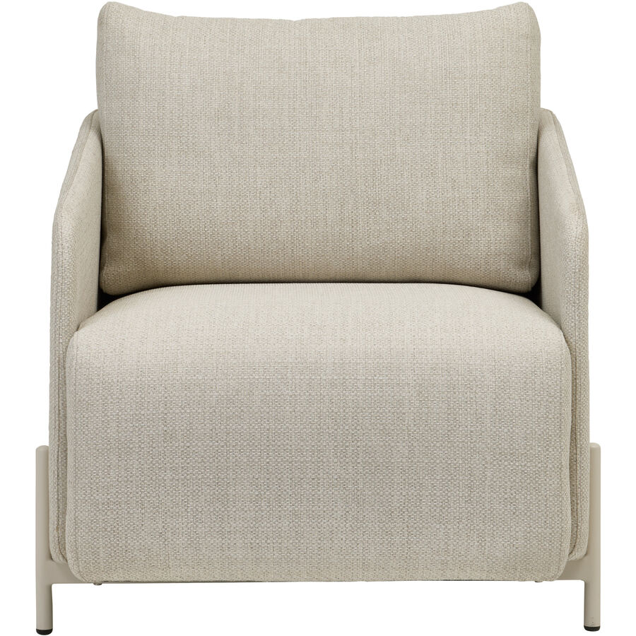 Loungesessel Cala Beige Polyester 81 cm 75 cm 66 cm – Loungesessel
