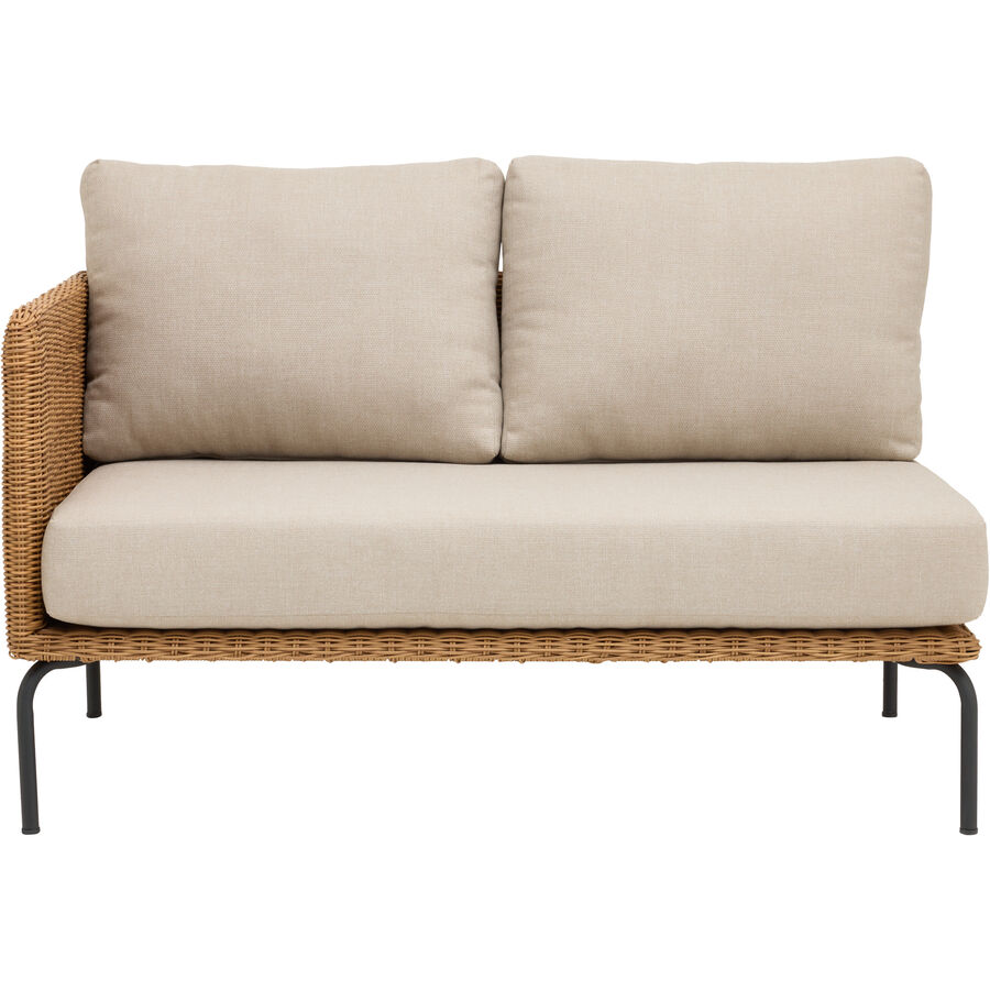 Loungeelement Venta braun Stahl T 75 cm