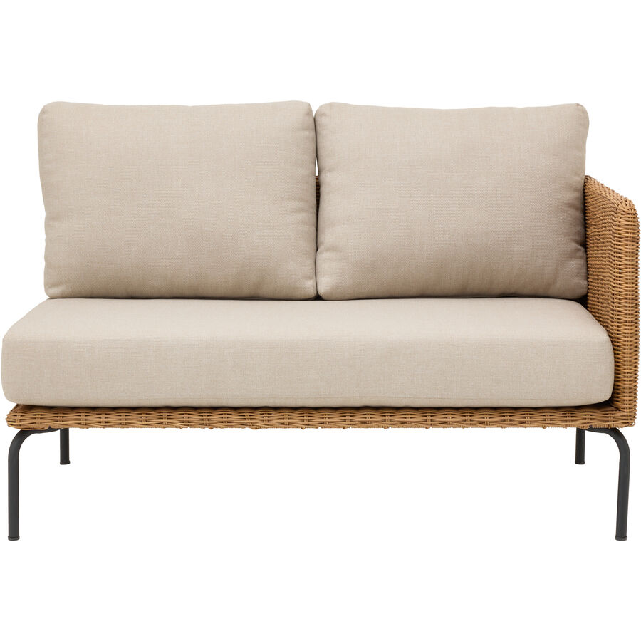 Loungeelement Venta braun Stahl T 75 cm