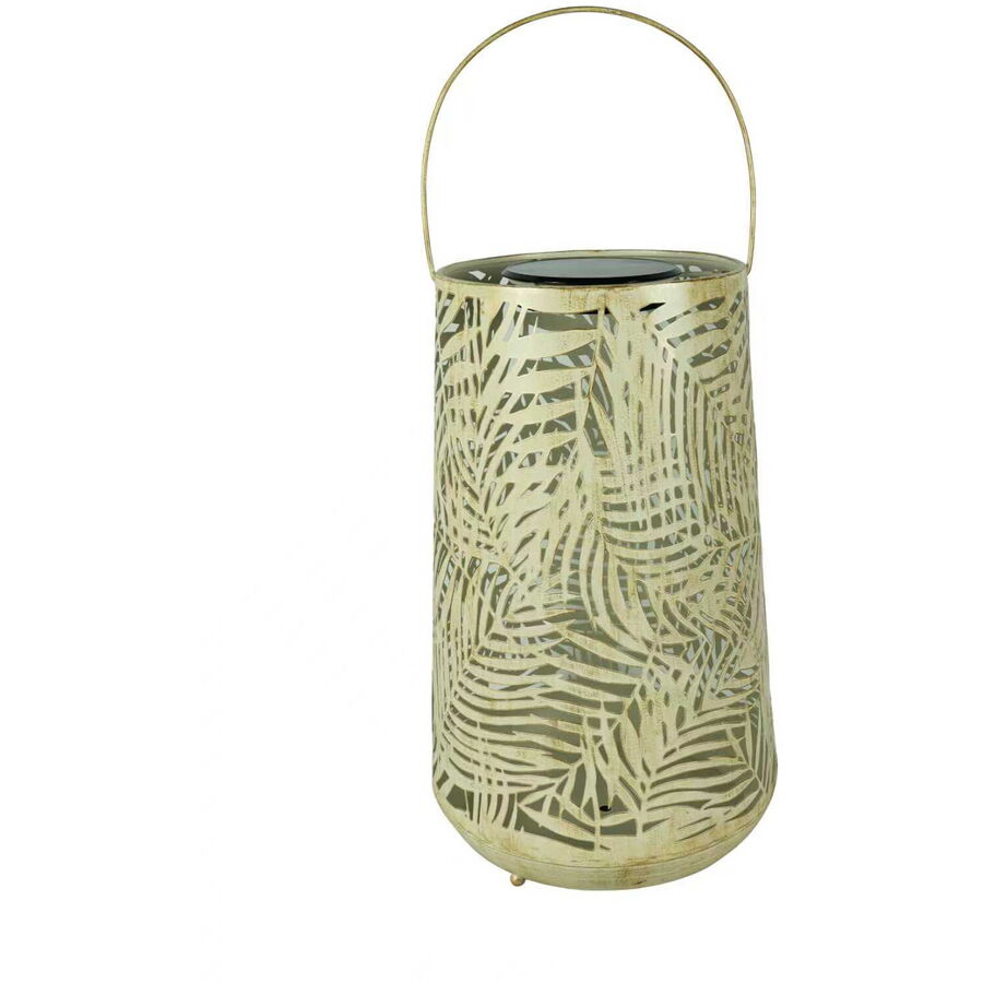 Solarlaterne Shadow Dance Beige Eisen 28 cm 46 cm