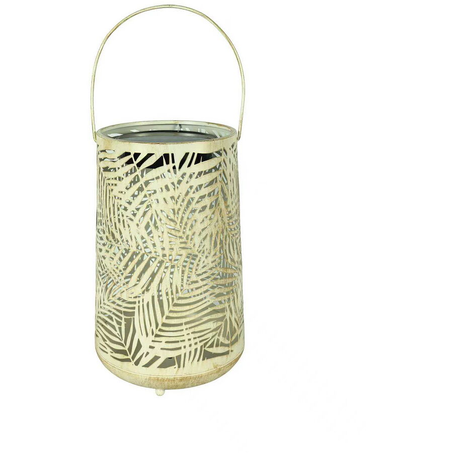 Solarlaterne Shadow Dance Beige Eisen 20 cm 32.5 cm