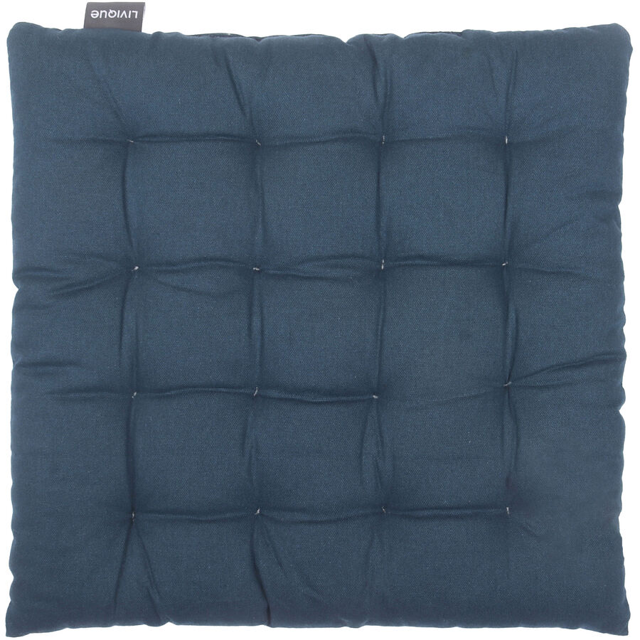 Sitzkissen Mios Blau Baumwolle 40 cm 40 cm