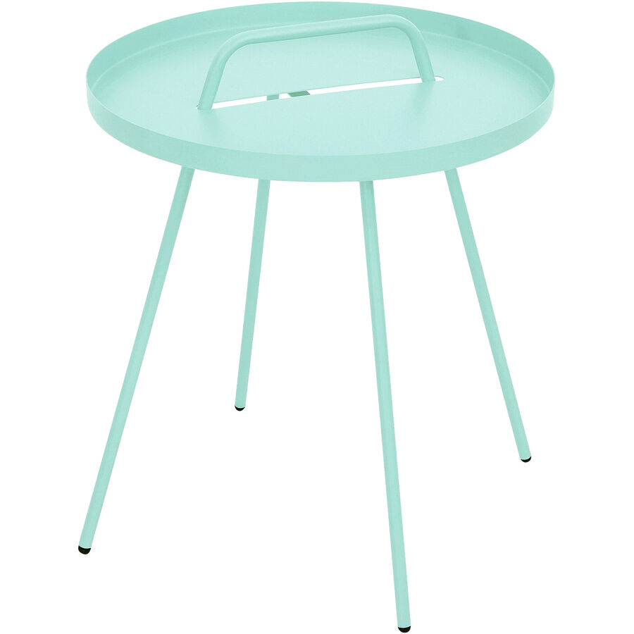Beistelltisch Manaus Cyan Metall 44 cm
