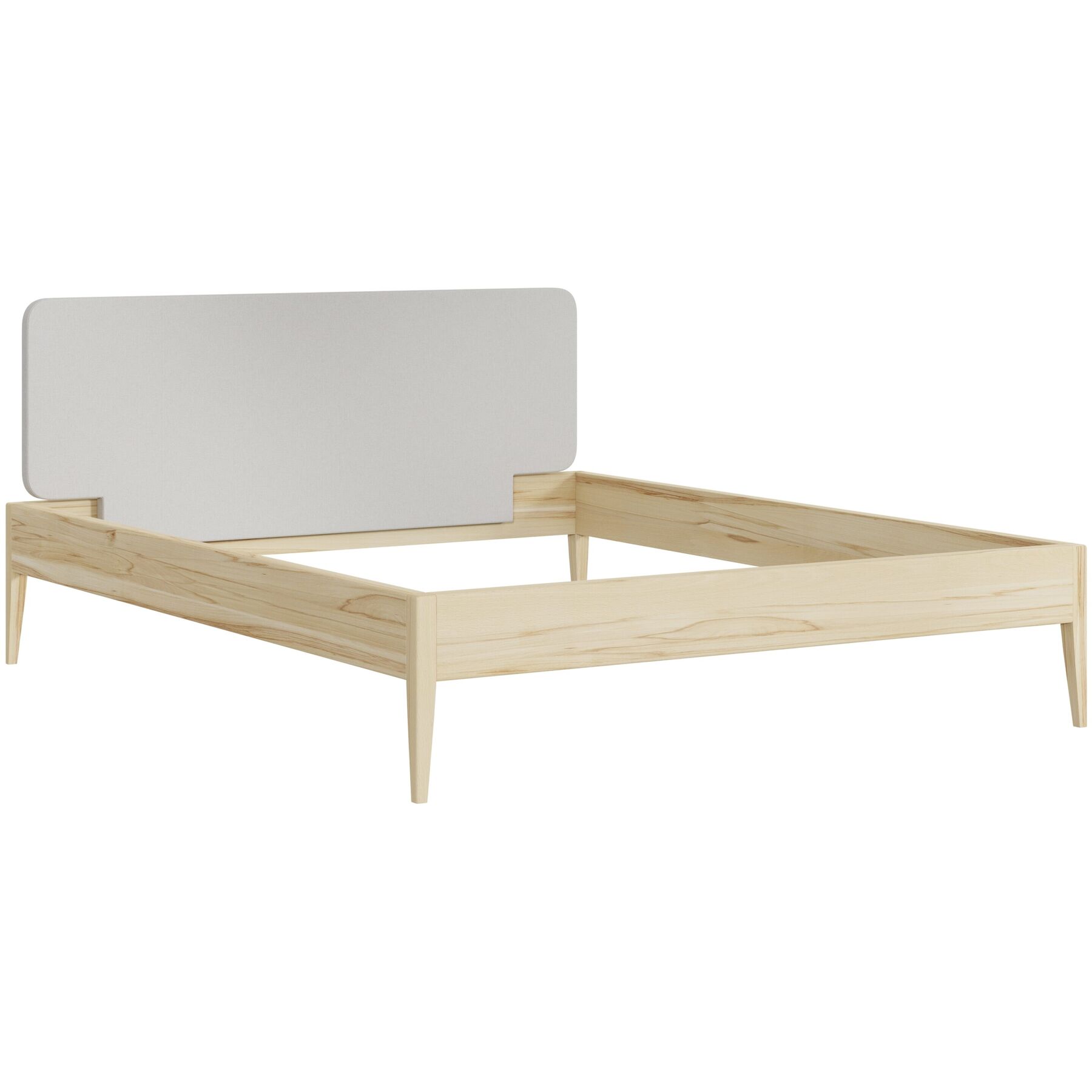 Bett Lund Kernbuche Nature Massivholz 160 x 200 cm - Möbel Konfigurator: Traummöbel individuell zusammenstellen