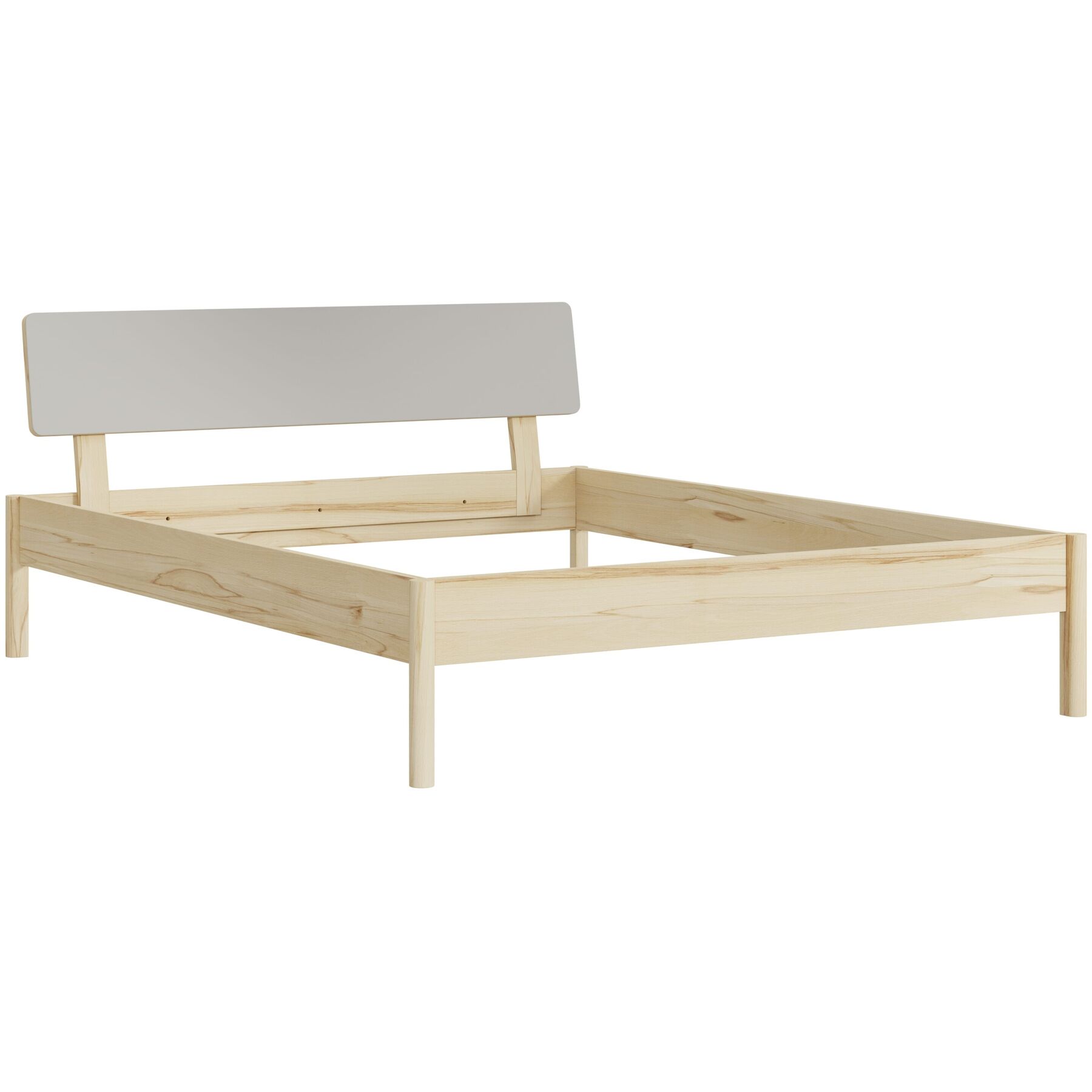 Bett Lund Kernbuche Nature Massivholz 160 x 200 cm - Möbel Konfigurator: Traummöbel individuell zusammenstellen