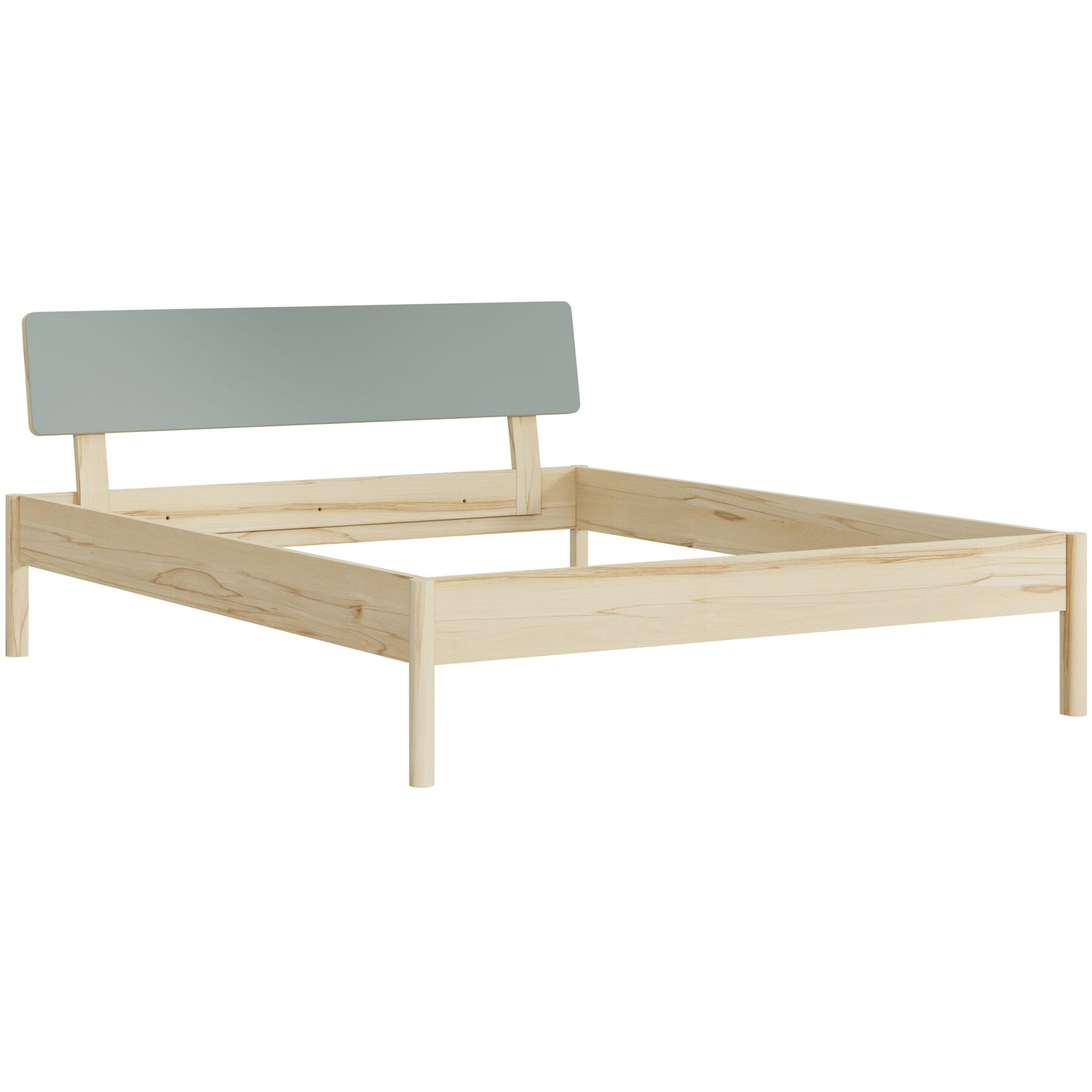 Bett Lund Kernbuche Nature Massivholz 160 x 200 cm - Möbel Konfigurator: Traummöbel individuell zusammenstellen
