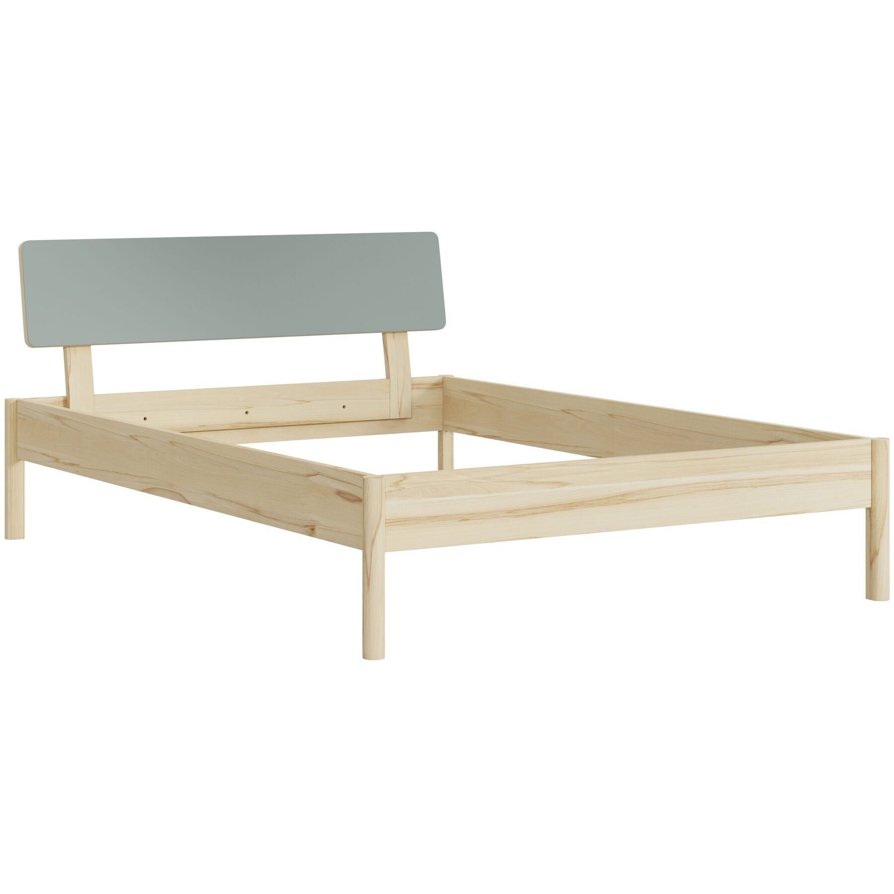 Bett Lund Kernbuche Nature Massivholz 140 x 200 cm - Möbel Konfigurator: Traummöbel individuell zusammenstellen