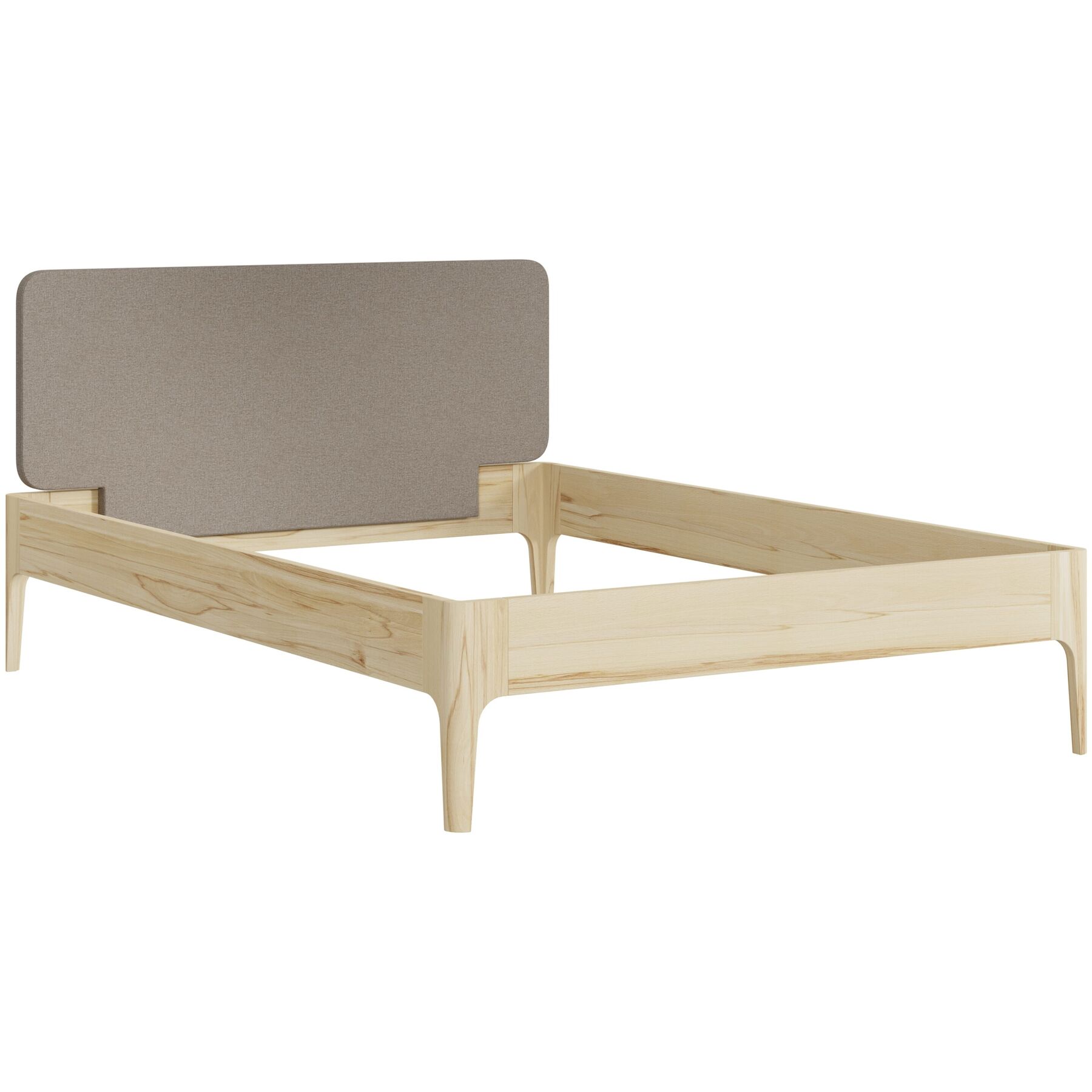 Bett Lund Kernbuche Nature Massivholz 140 x 200 cm - Möbel Konfigurator: Traummöbel individuell zusammenstellen