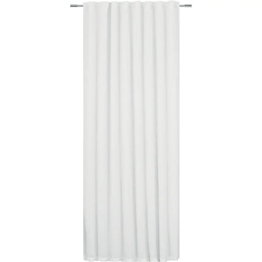 Vorhang Joy weiss Bio Baumwolle B 135 cm Transparent