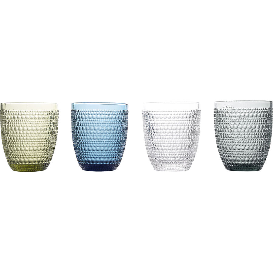 Gläser-Set Samara Mehrfarbig Glas 0 cm 10 cm 0 cm