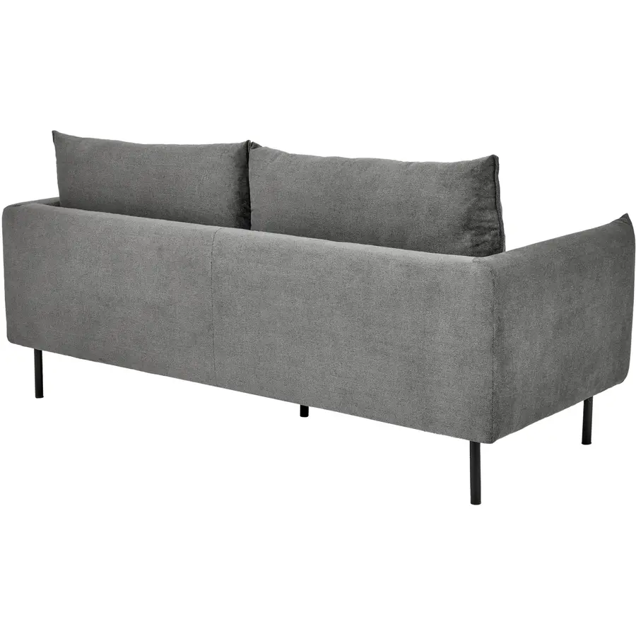 Sofa Palm Polyester Stoff graphit B 200 T 88 cm