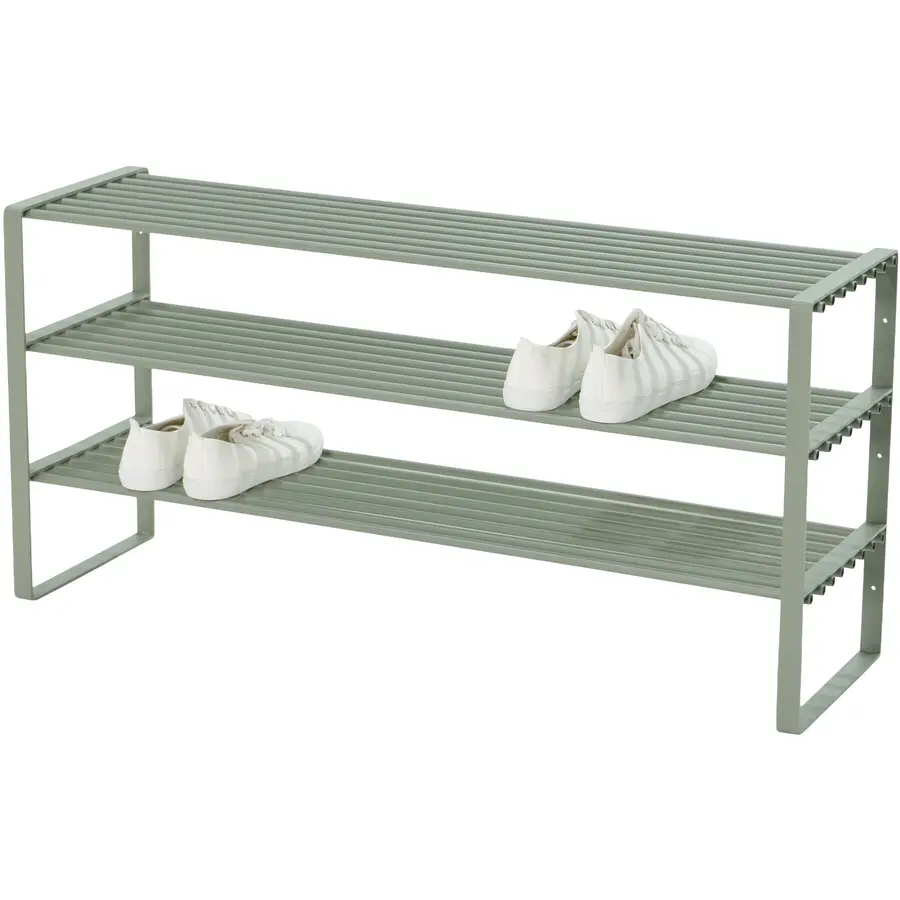 Schuhschrank Stahl/grün