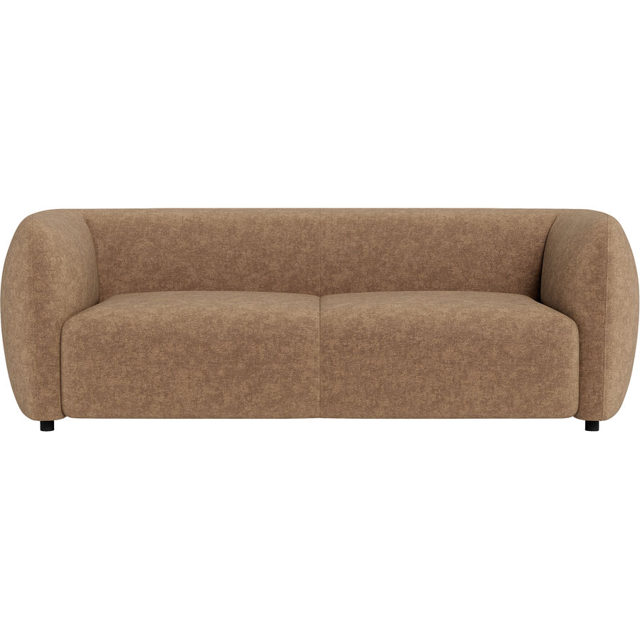 Sofa Eda Stoff rost B 232 T 101 cm