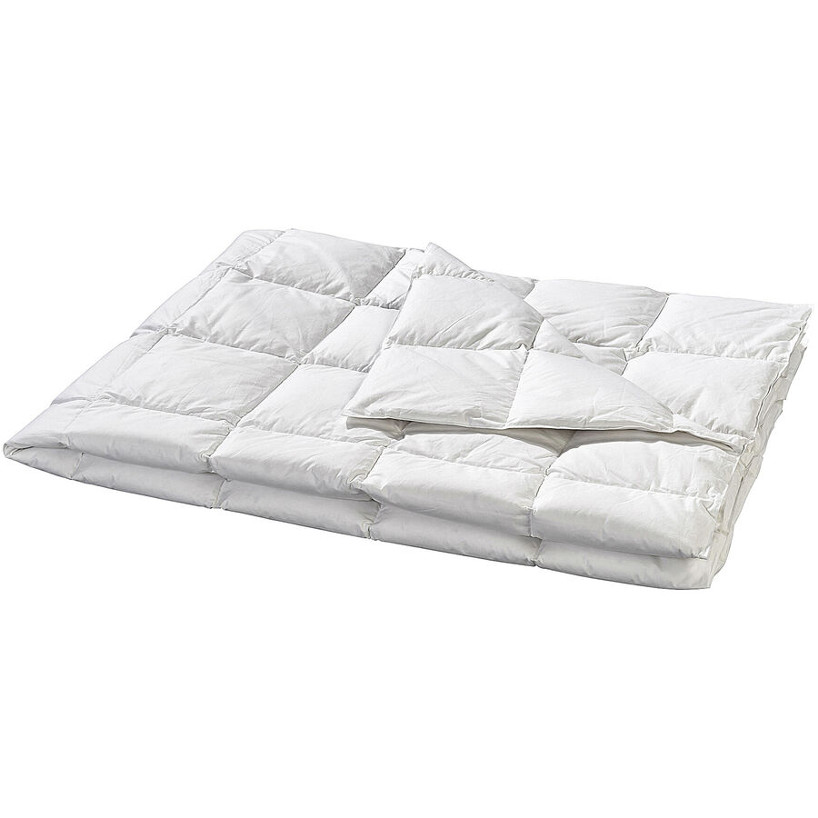Daunenduvet Billerbeck Belina 160x210cm - Farbe: Weiß