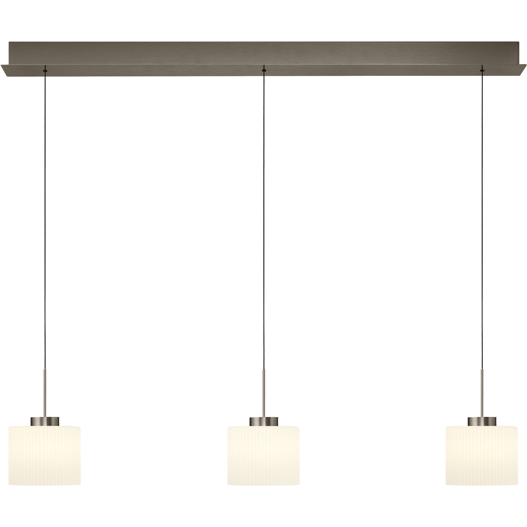 Pendellampe Elli bronze Aluminium/Eisen 2100 lm Dimmbar B 110 cm - LED - Lichtfarbe: Warmweiss - LED Energiesparlampen