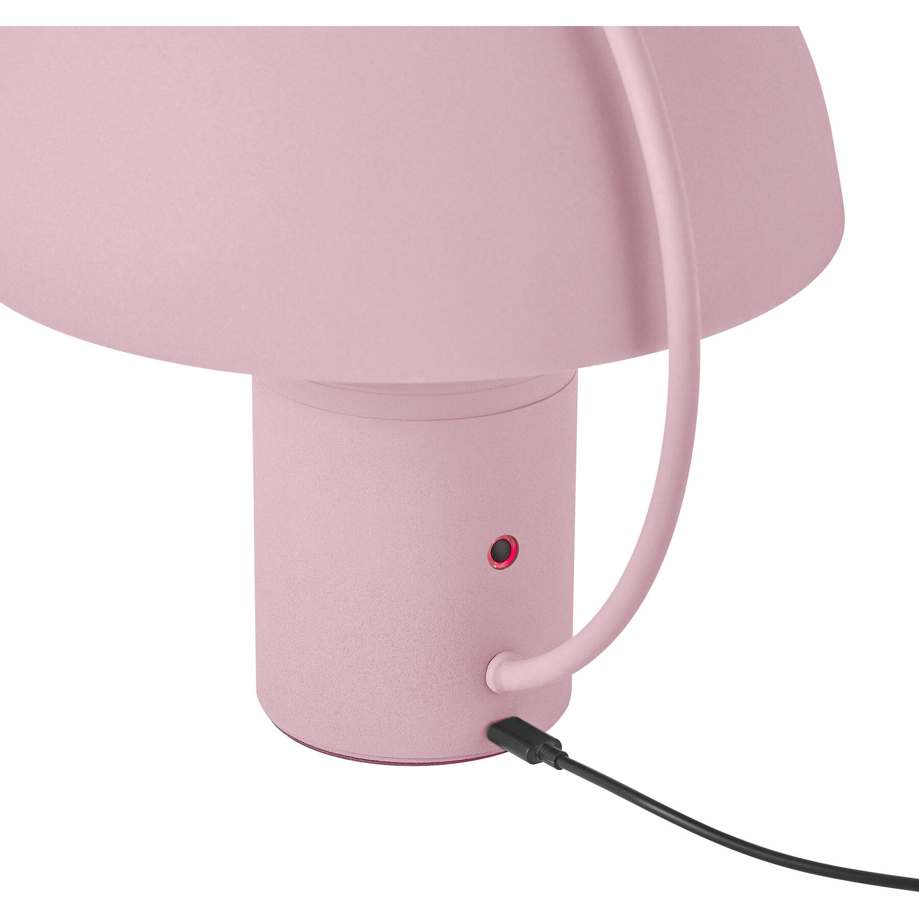 Tischlampe Hedda hellrosa Aluminium/Eisen H 17 cm 170 lm - LED - Lichtfarbe: Warmweiss- LED Energiesparlampe