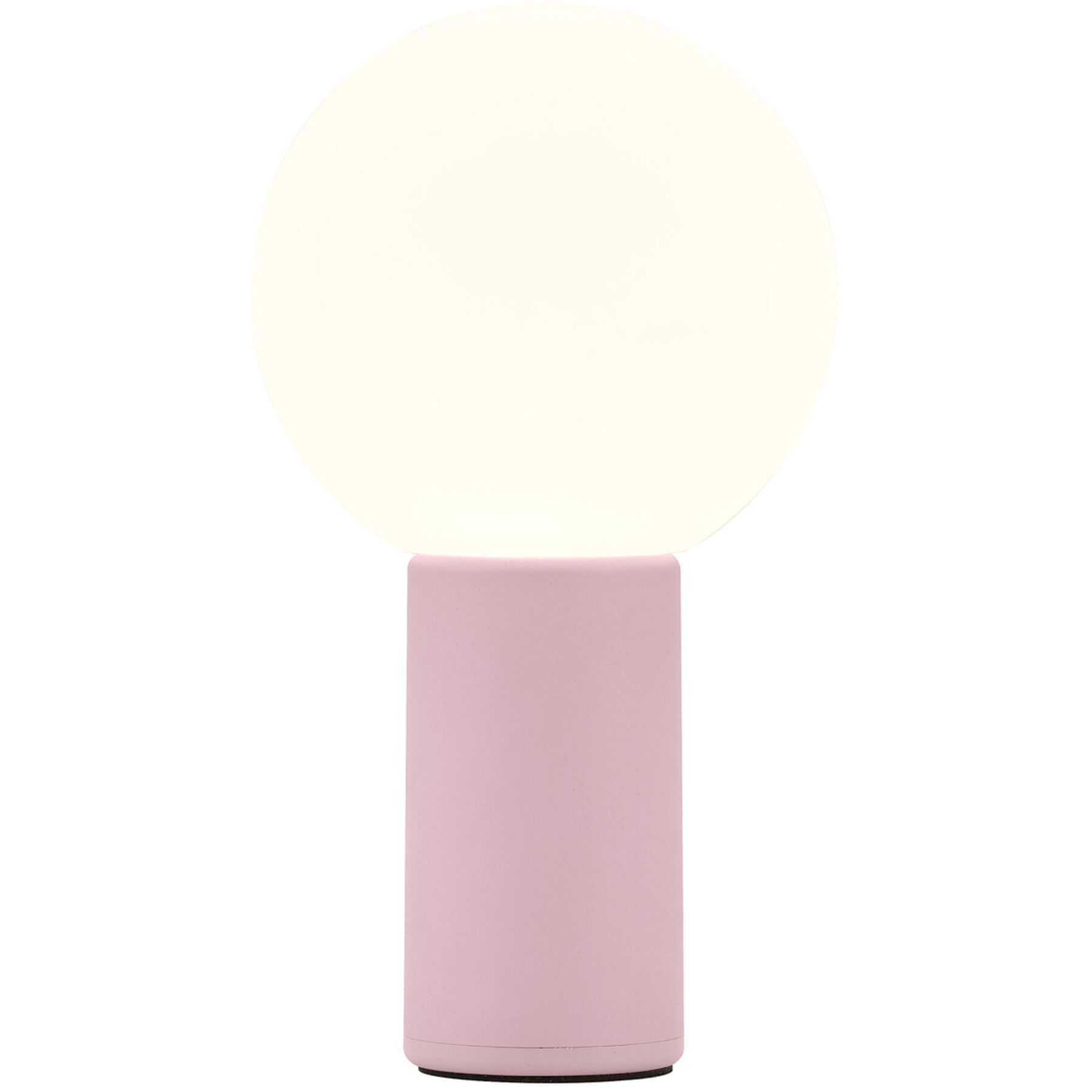 Tischlampe Tiny hellrosa Aluminium/Eisen H 18 cm 180 lm - LED - Lichtfarbe: Warmweiss- LED Energiesparlampe