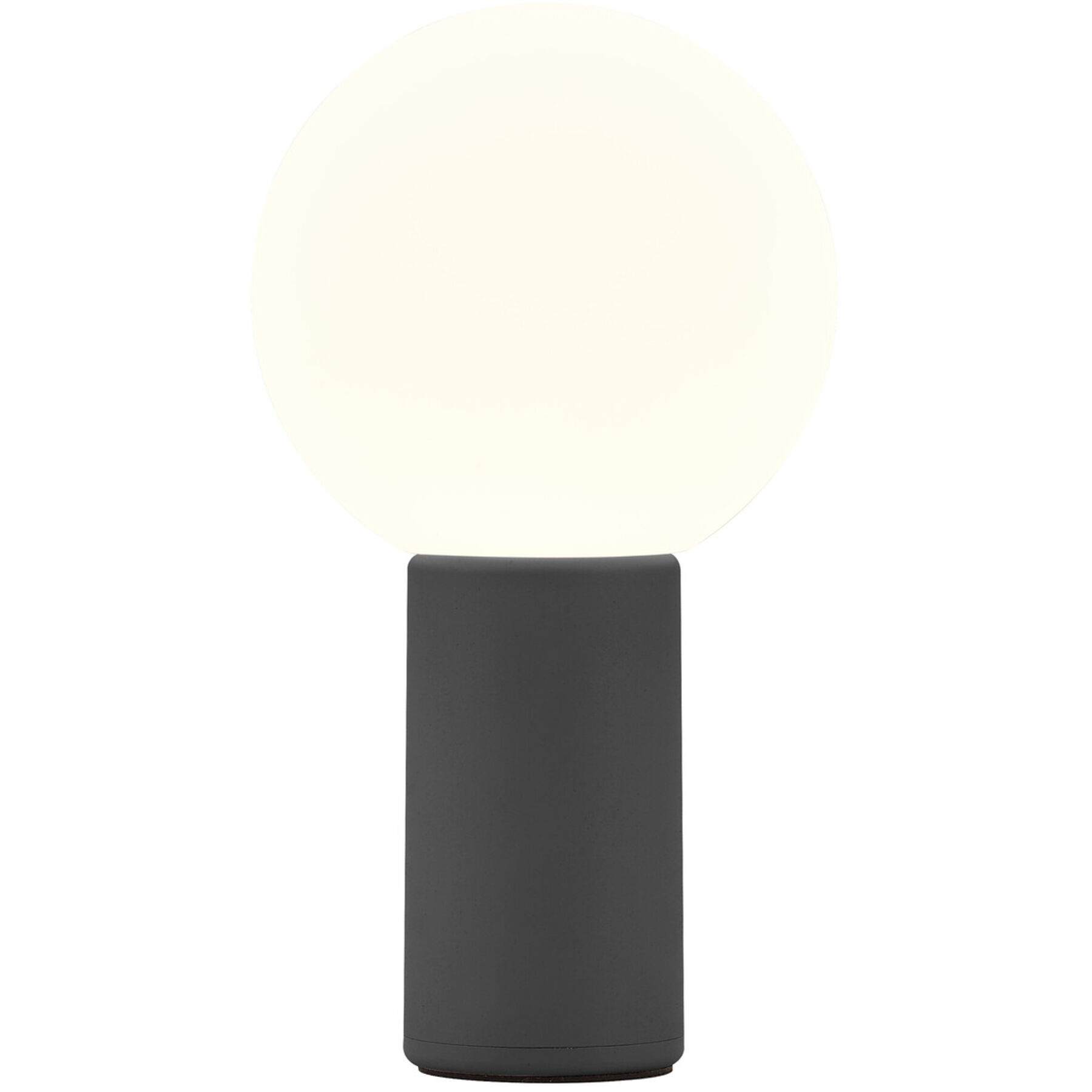 Tischlampe Tiny schwarz Aluminium/Eisen H 18 cm 180 lm - LED - Lichtfarbe: Warmweiss- LED Energiesparlampe