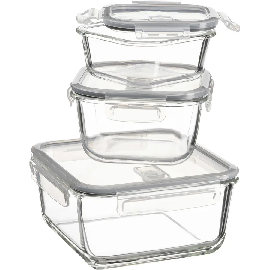 Aufbewahrungsbox Safa Transparent Glas B 19 T 19 cm