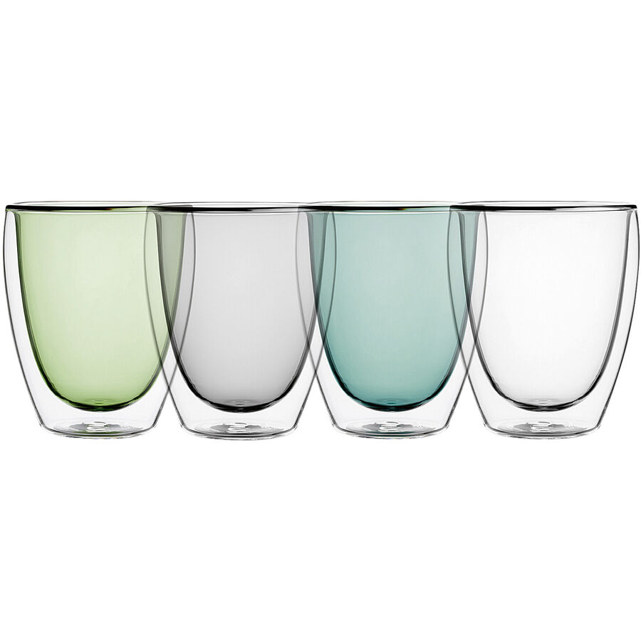 Trinkgläser-Set Brianna 300 ml – Farbe: multicolor – Material: Borosilikatglas – Gläser-Set