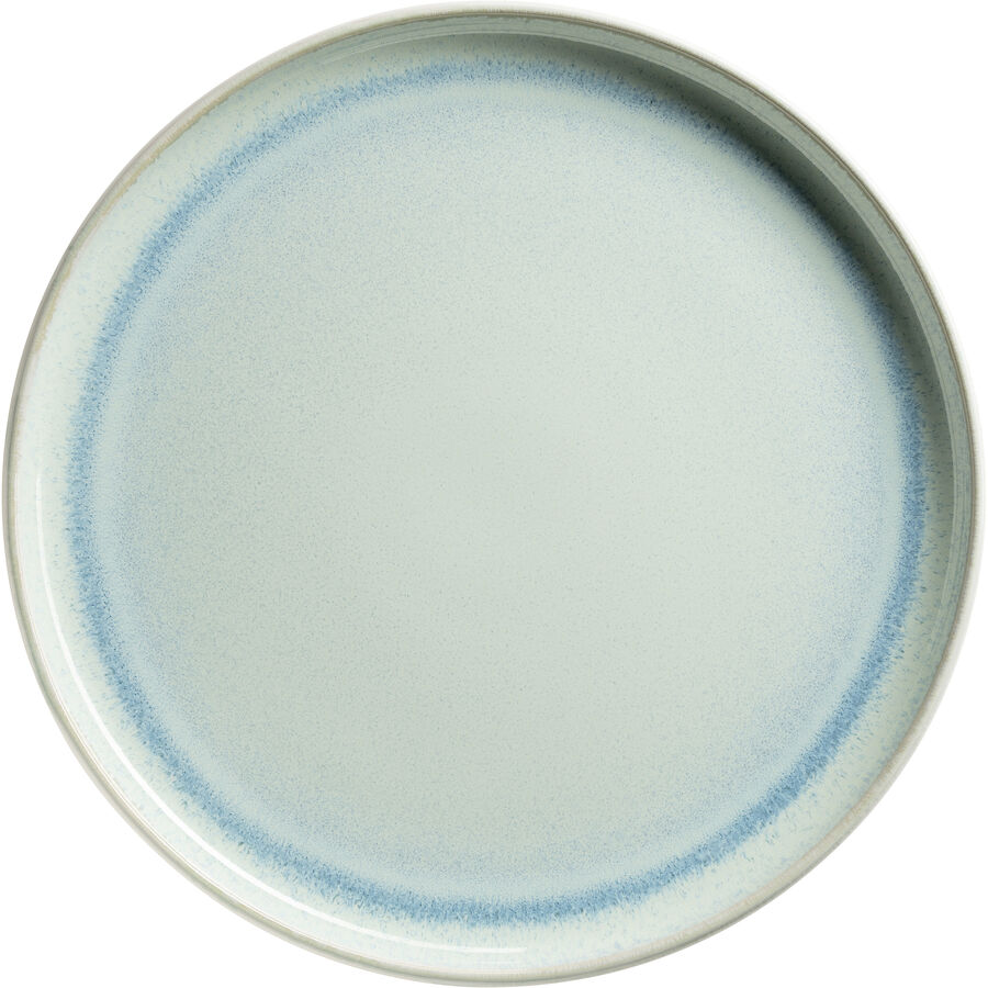 Teller-Set 4-teilig Türkis Steinzeug – Teller-Set