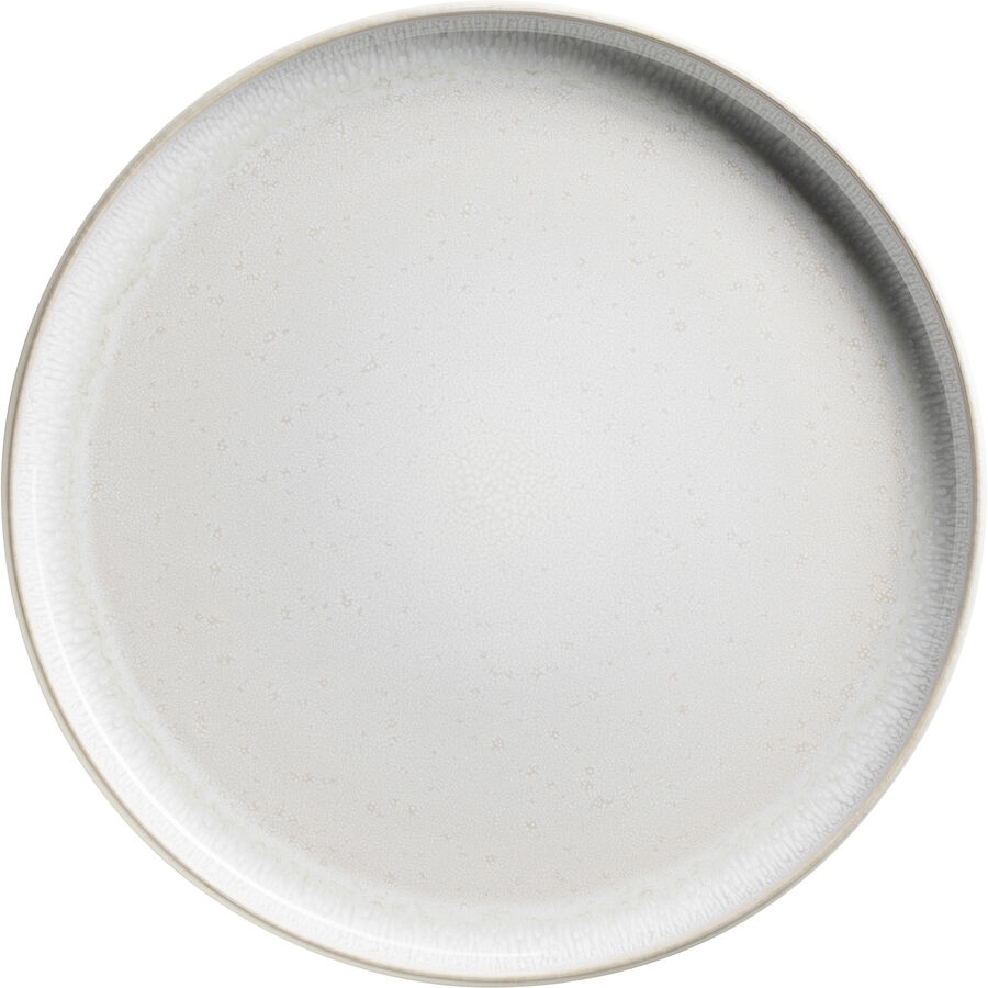 Teller-Set 4-teilig Weiss Steinzeug – Teller-Set