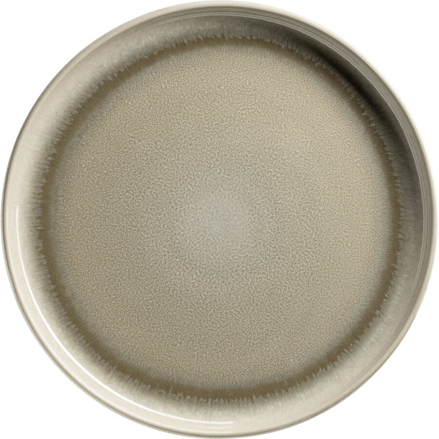 Teller-Set 4-teilig Beige Steinzeug – Teller-Set
