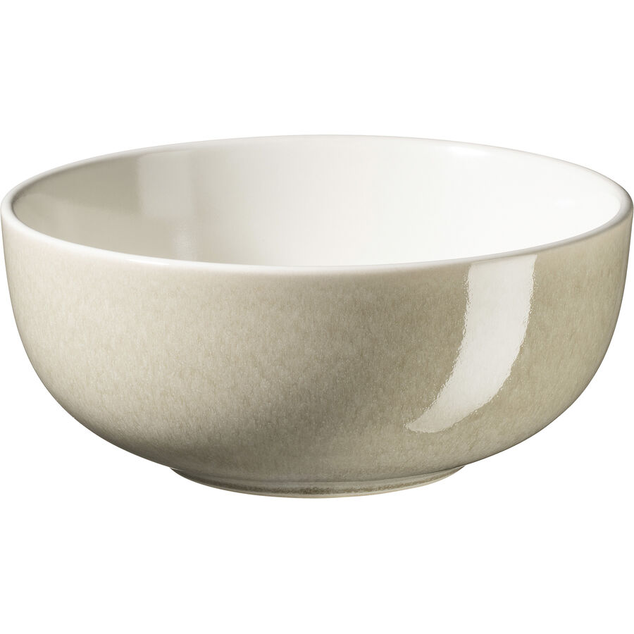 Schüssel-Set 4-teilig Beige Steinzeug D 15 cm H 6.5 cm – Schüssel-Set