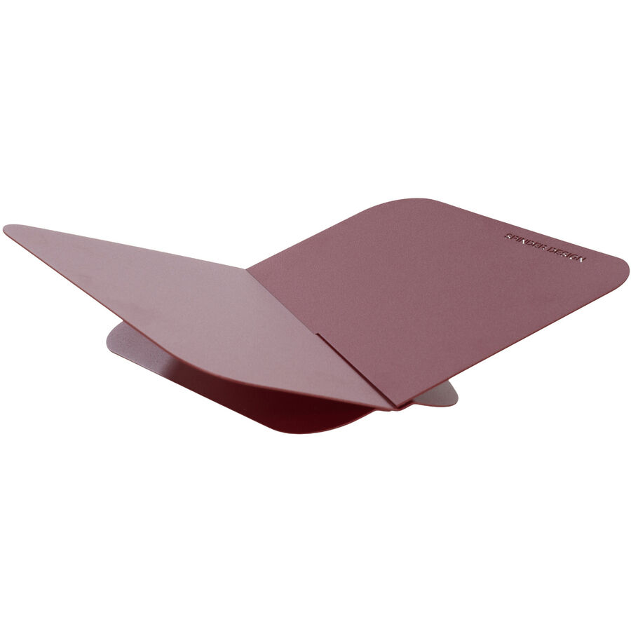 Spinder Design Supporto per libri Hesta - Colore: Rosso - Materiale: Acciaio - Supporto per libri