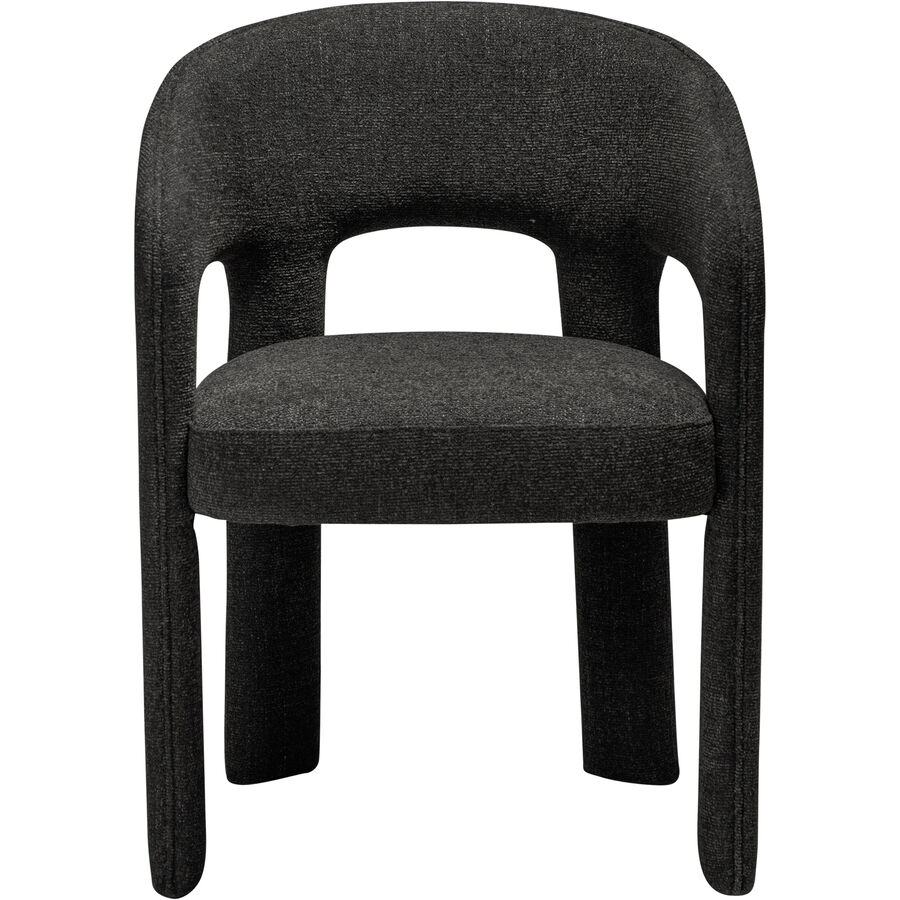 Lot de 2 fauteuils Splendor Noir Polyester 58 cm