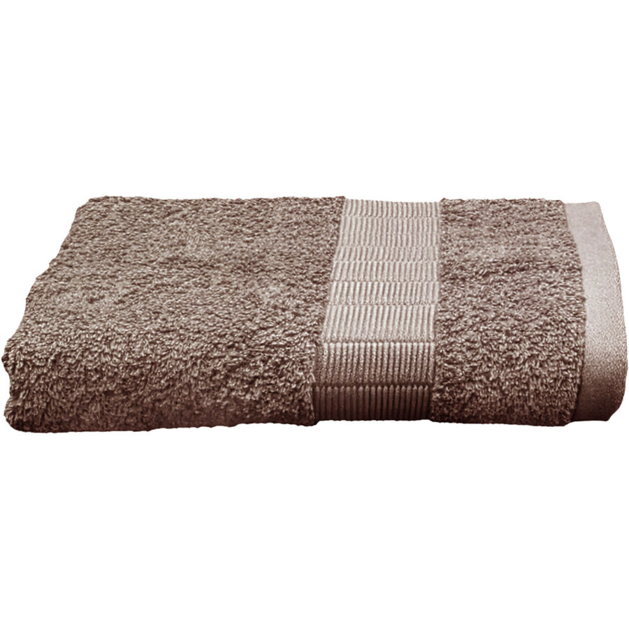 Lavette Cleo Braun Baumwolle 30 cm 30 cm – Farbe: taupe – Lavette