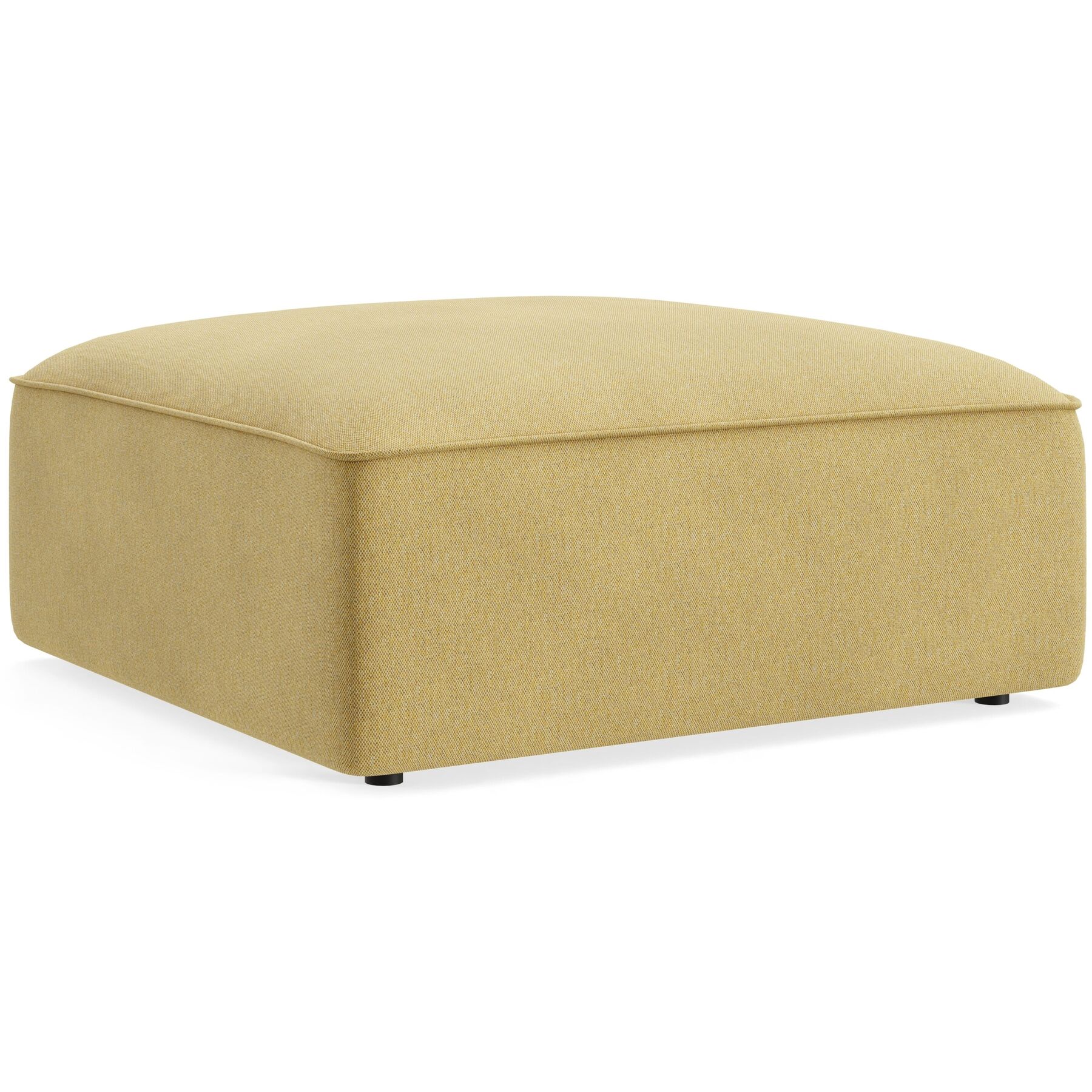 Hocker Melon Stoff YAGER - 21 mustard B 98 T 93 cm - Möbel Konfigurator: Traummöbel individuell zusammenstellen - Hocker