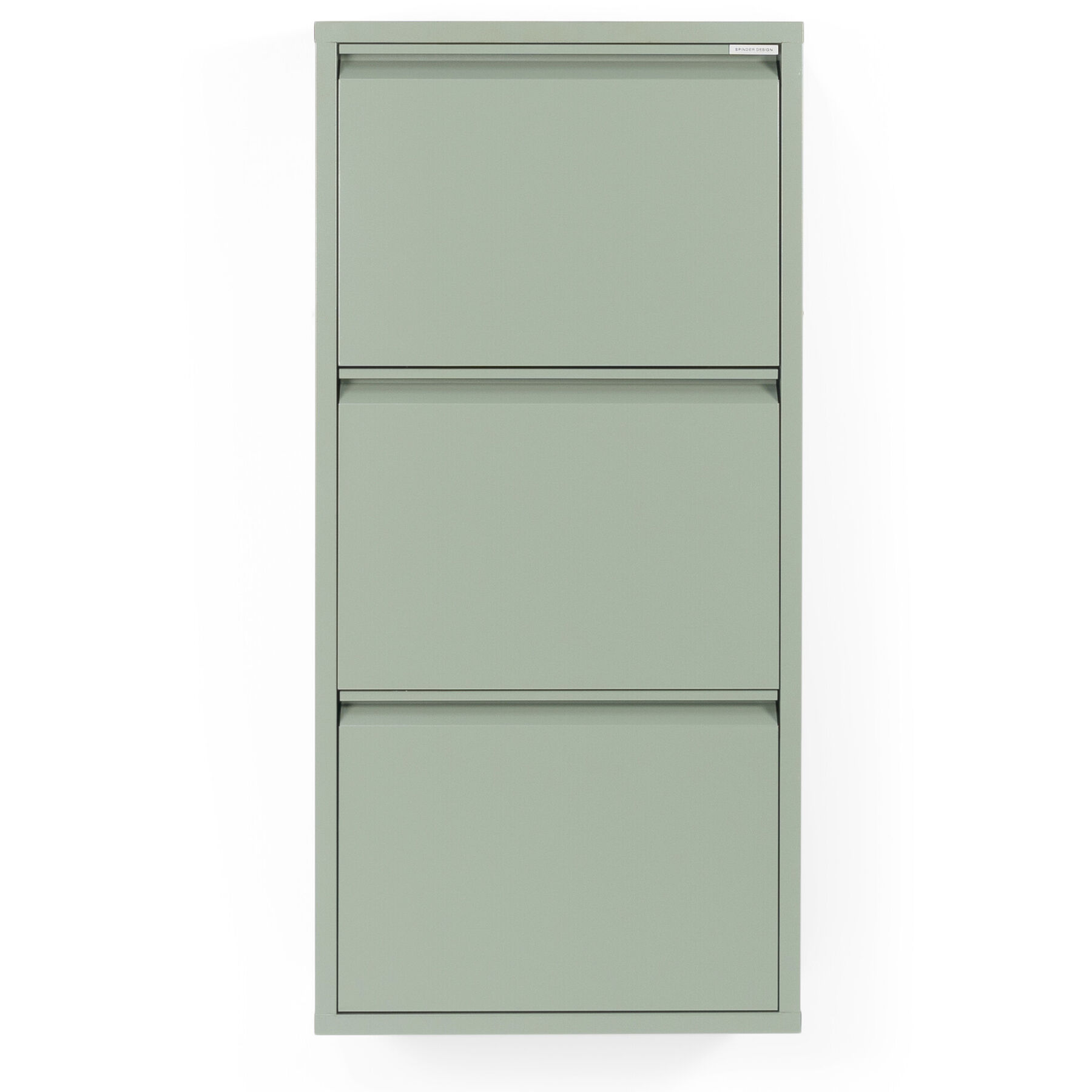 Spinder Design Schuhschrank Hesta dusty green Stahl B 50 H 103 cm