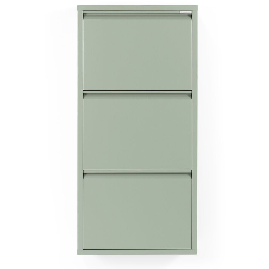 Spinder Design Schuhschrank Hesta Grün Stahl 50 cm 103 cm - Farbe: dusty green