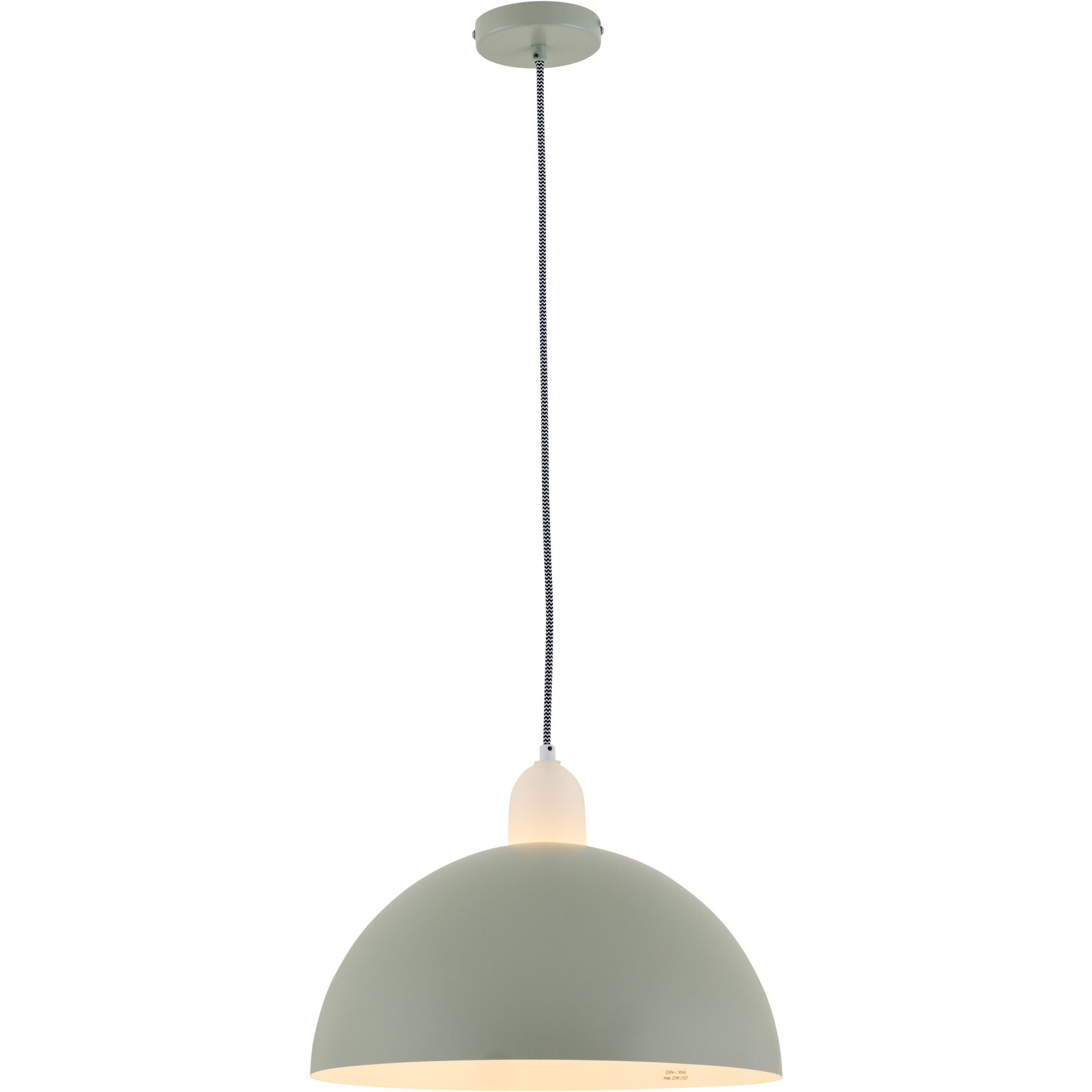 Pendellampe Lima grau matt B 35 cm