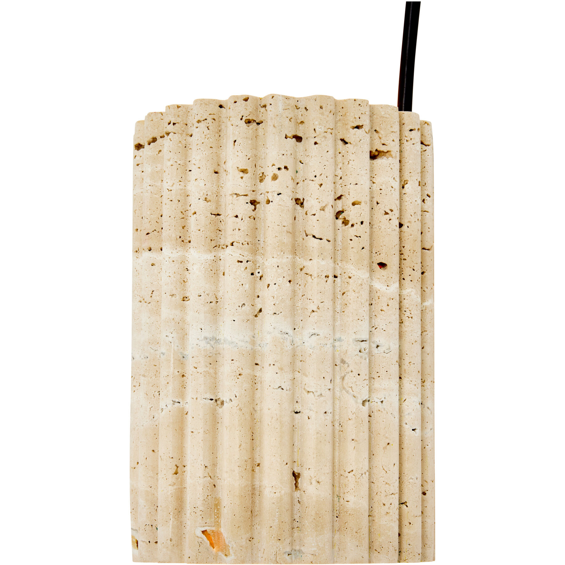 Wandlampe Scarla Travertine Travertine B 12 cm