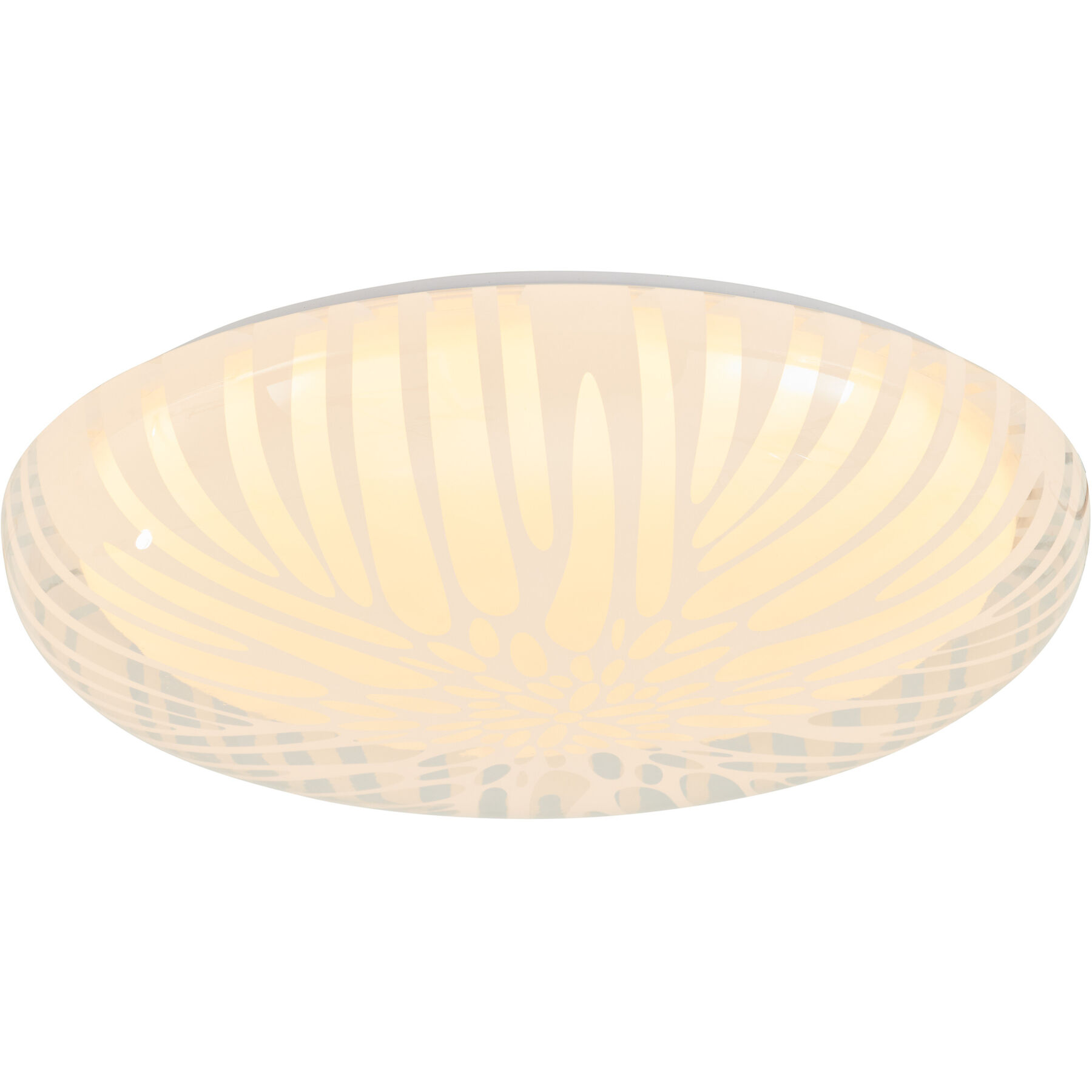 Deckenlampe Fleur weiss 2600 lm Dimmbar B 39 cm - LED- LED Energiesparlampe