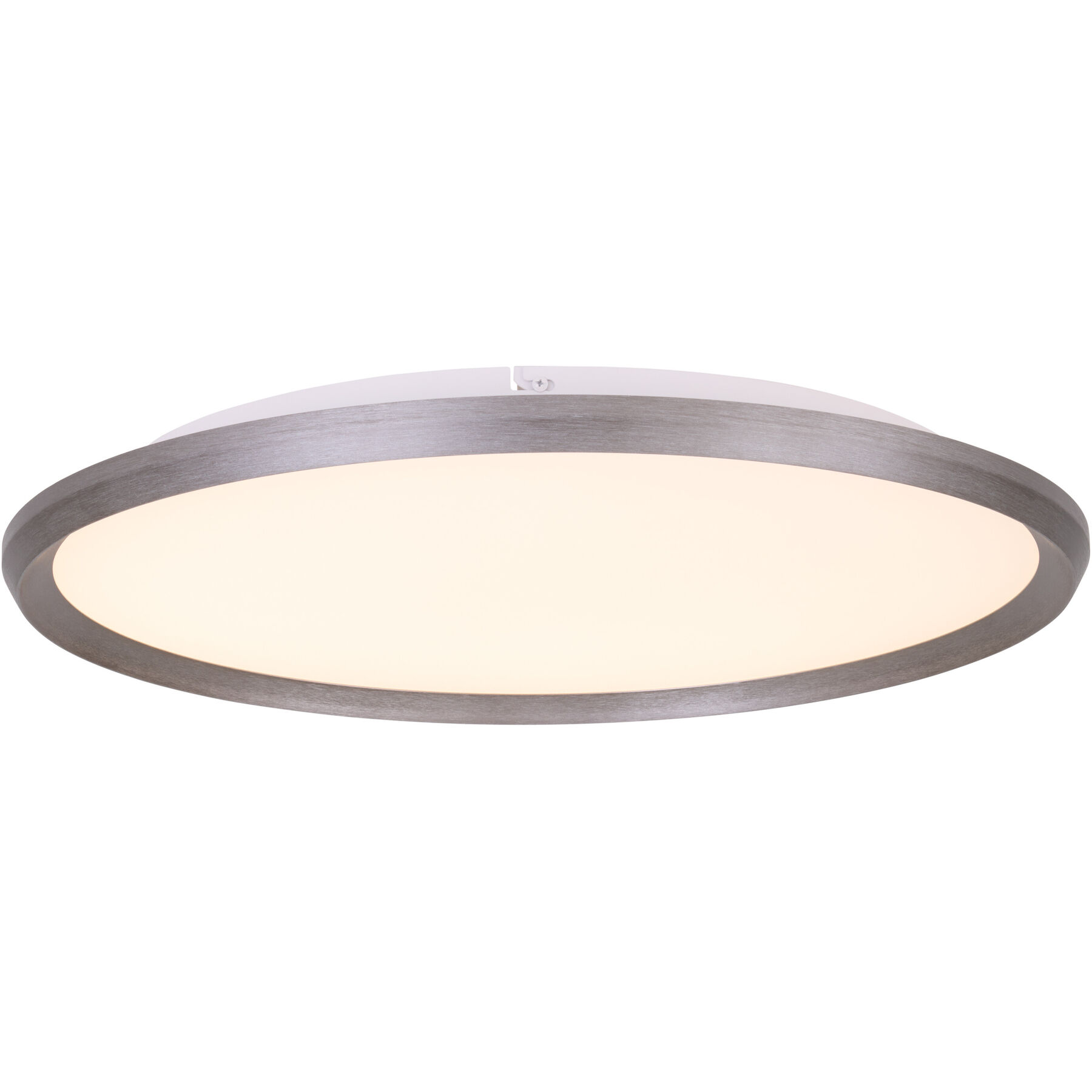 Deckenlampe Galetta grau gebürstet Metall/Acryl 5000 lm Dimmbar B 60 cm - LED- LED Energiesparlampe
