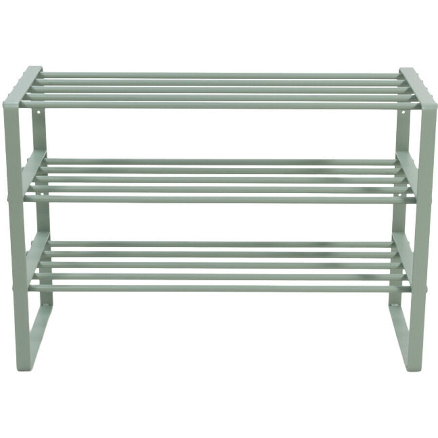 Spinder Design Scarpiera Hesta, verde, acciaio, 70 cm x 48,5 cm - Colore: verde polveroso - Scarpiera