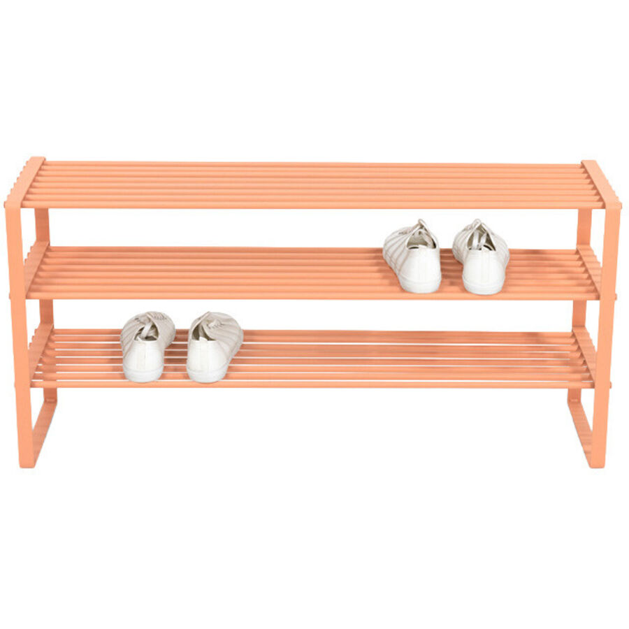 Spinder Design Scarpiera Hesta Arancione acciaio 100 cm 48,5 cm - Colore: terracotta - Scarpiera