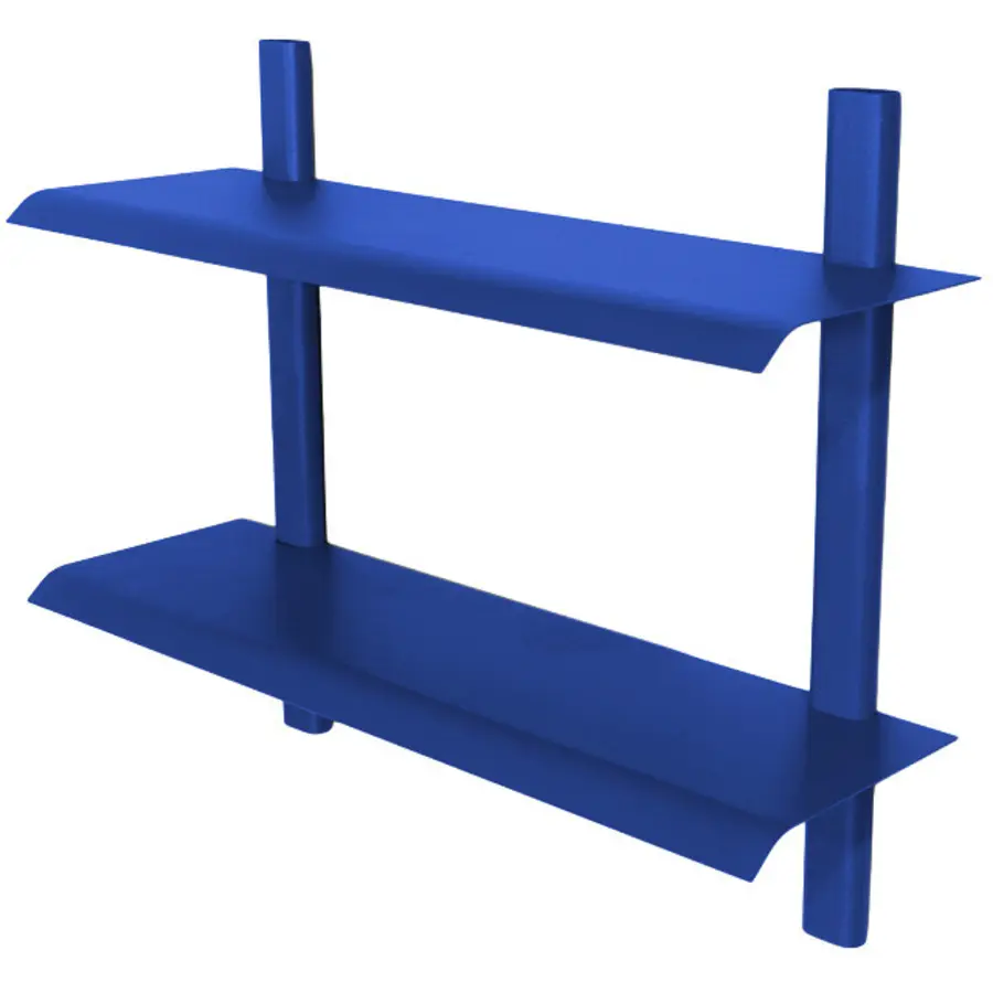 Wandregal Manta Blau Stahl B 60 cm T 18.2 cm