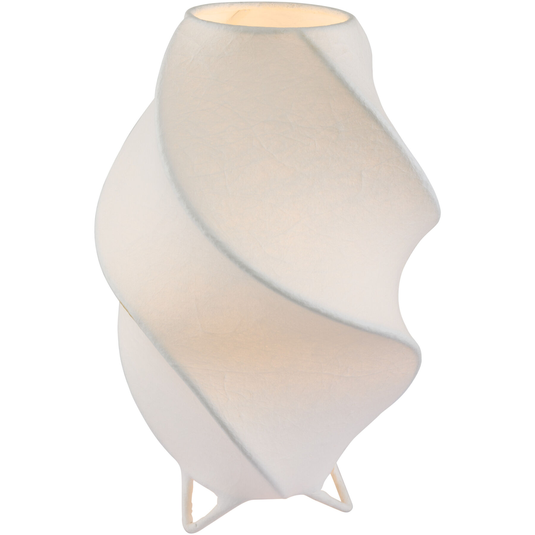 Tischlampe Sambia weiss H 48 cm