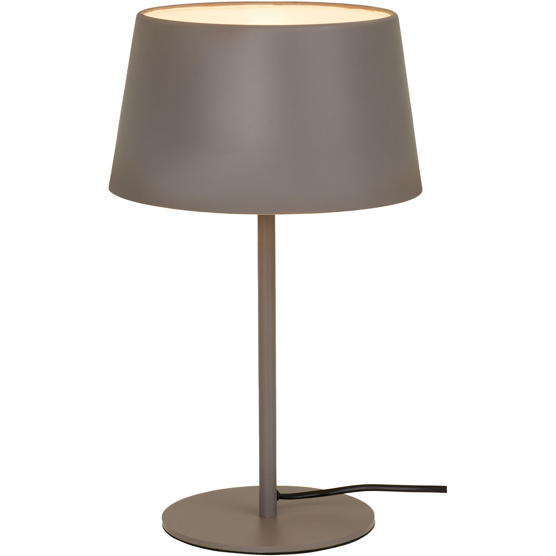 Tischlampe Nauru grau-braun H 39 cm