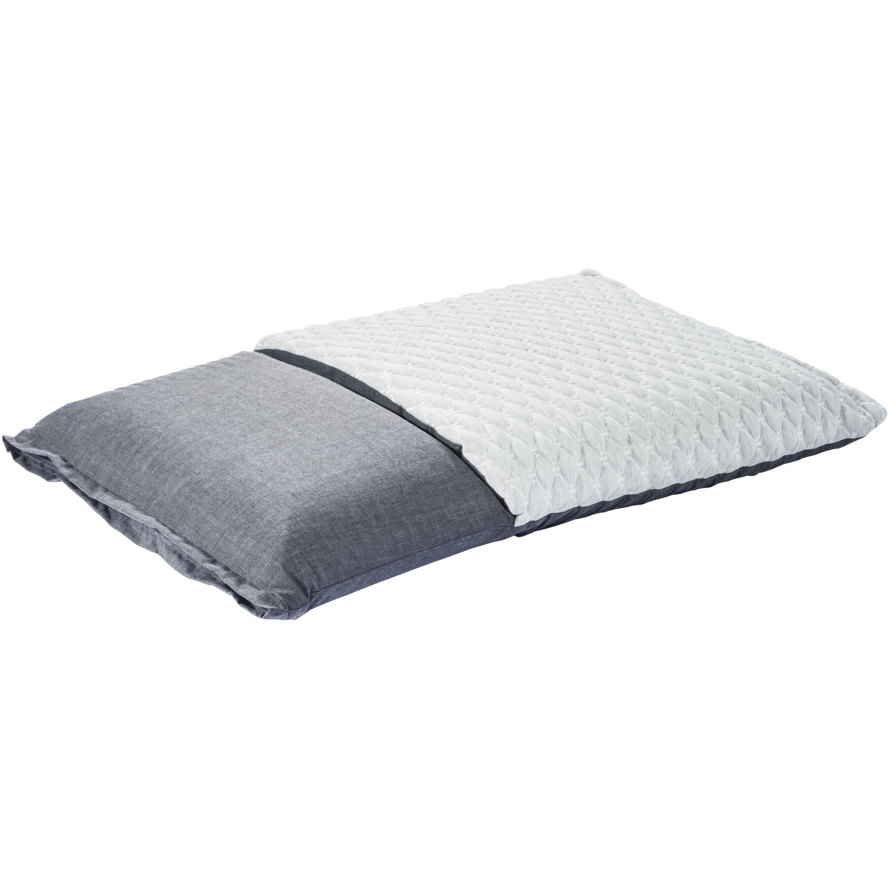 Billerbeck Nackenstützkissen weiss Polyester/Baumwolle/Schaumstoff Schaumstoff 50 x 70 cm - Material: Fassung: 35% Baumwolle, 65% Polyester, grau /