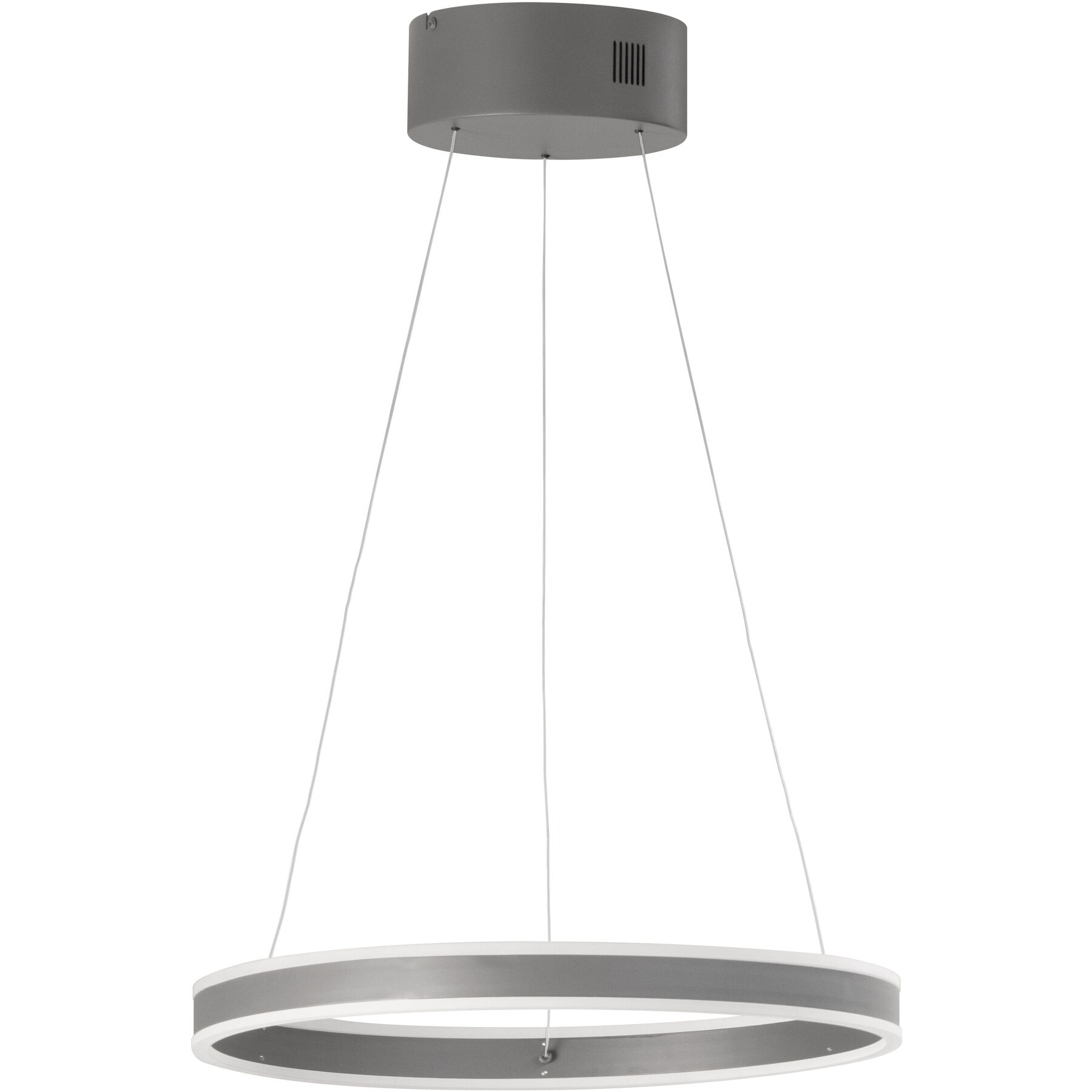 Pendellampe Barbara sandgrau 6500 lm Dimmbar B 50 cm - LED - Lichtfarbe: Warmweiss - Tageslichtweiss- LED Energiesparlampe