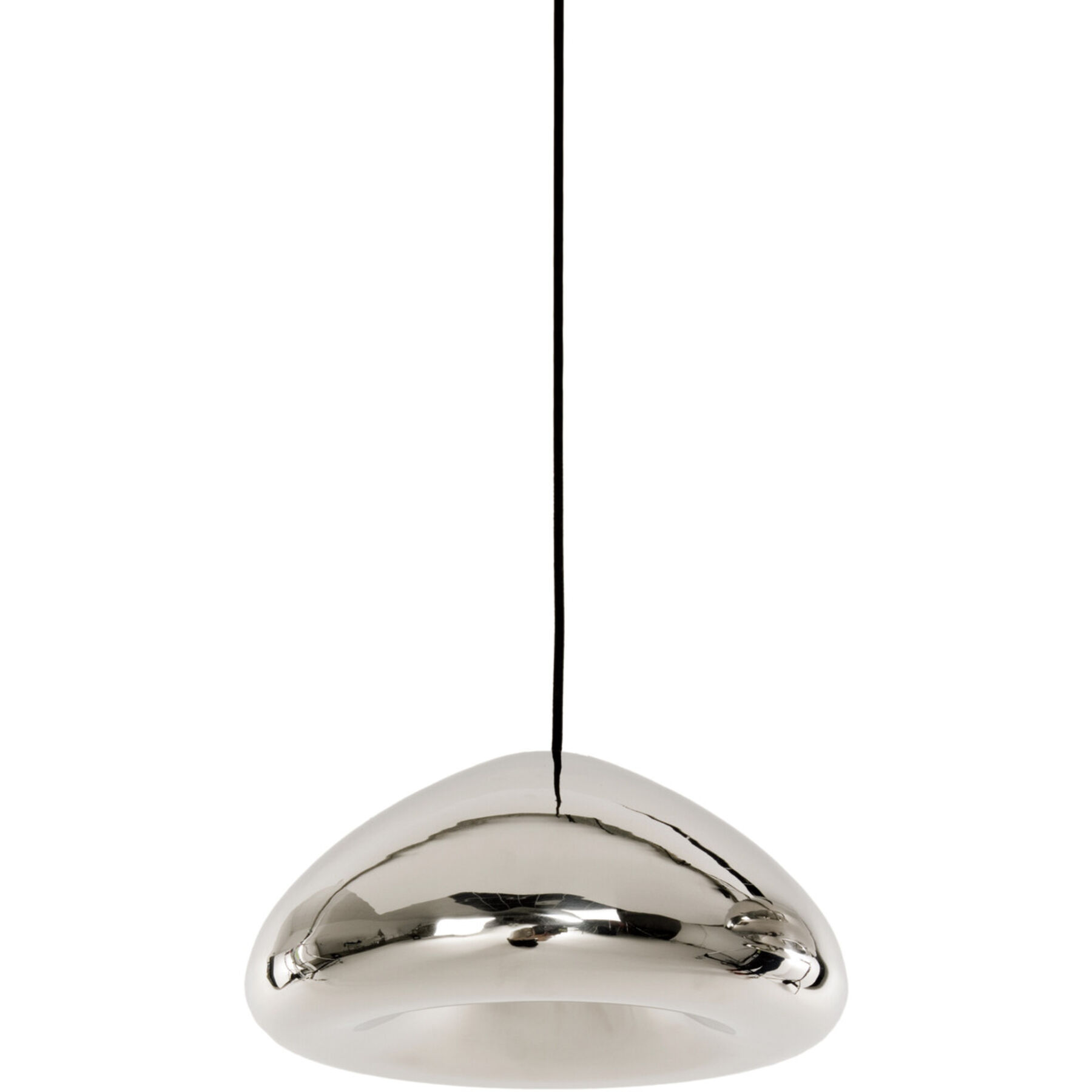 Tom Dixon Designer-Pendellampe Void Edelstahl 800 lm Dimmbar B 30 cm - LED - Lichtfarbe: Warmweiss - LED Energiesparlampen
