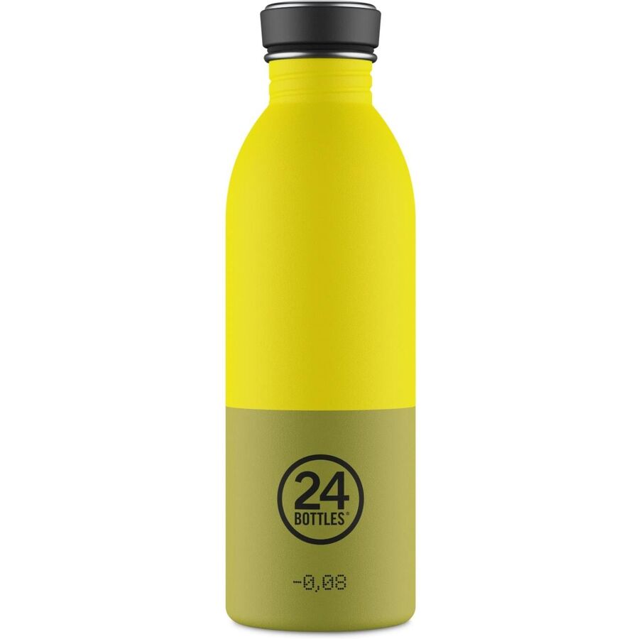 Thermosflasche 24 Bottles Gelb Edelstahl 6.5 cm 6.5 cm 500 l - Farbe: Solar - Thermosflasche