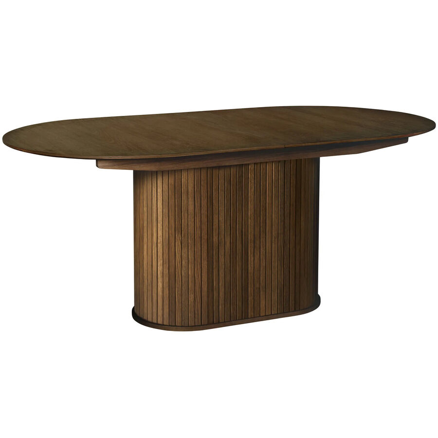 Esstisch ausziehbar Norma Braun Holzwerkstoff/MDF 180 cm Ausziehbar