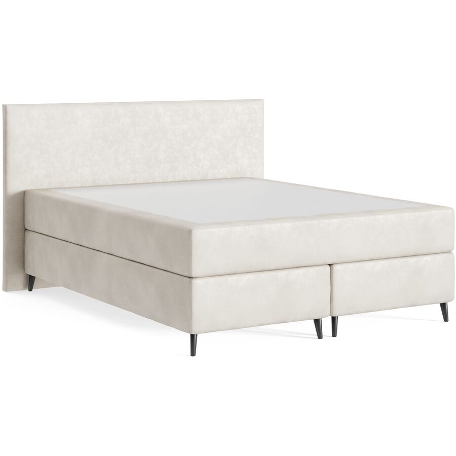 Boxspringbett Sørensen 160 x 200 cm - Farbe: Royal - 01 Natural - Möbel Konfigurator: Traummöbel individuell zusammenstellen - Boxspringbett