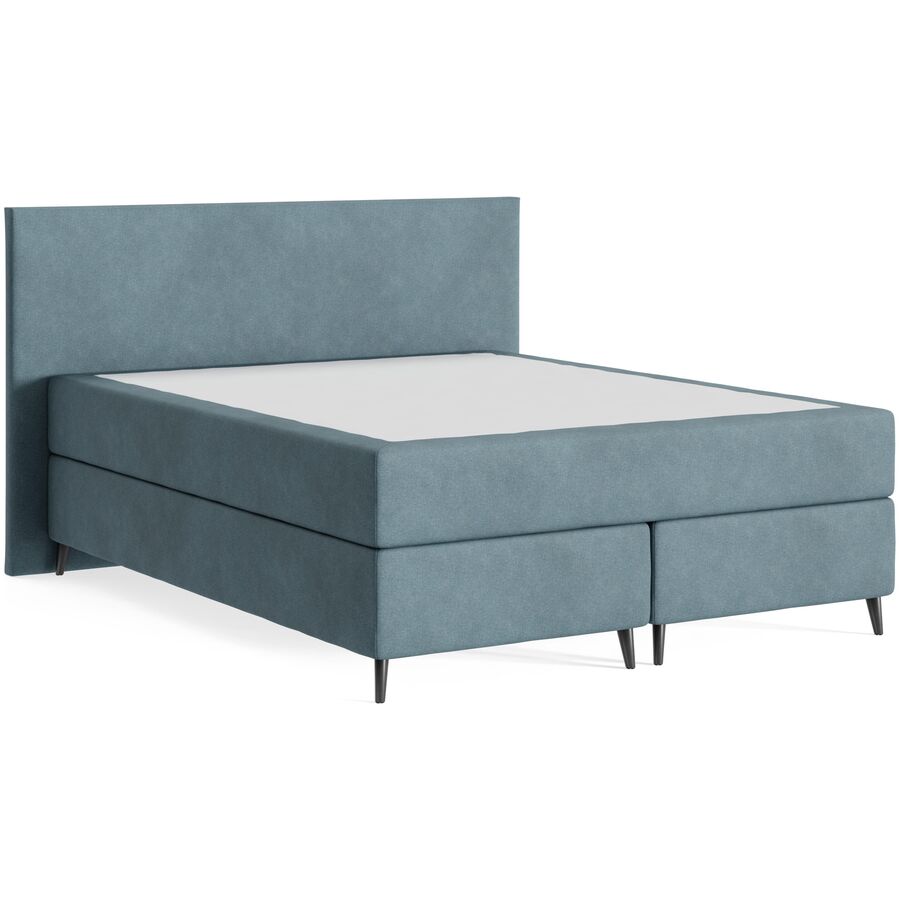 Boxspringbett Sørensen 160 x 200 cm - Farbe: Royal - 56 Petrol - Möbel Konfigurator: Traummöbel individuell zusammenstellen - Boxspringbett
